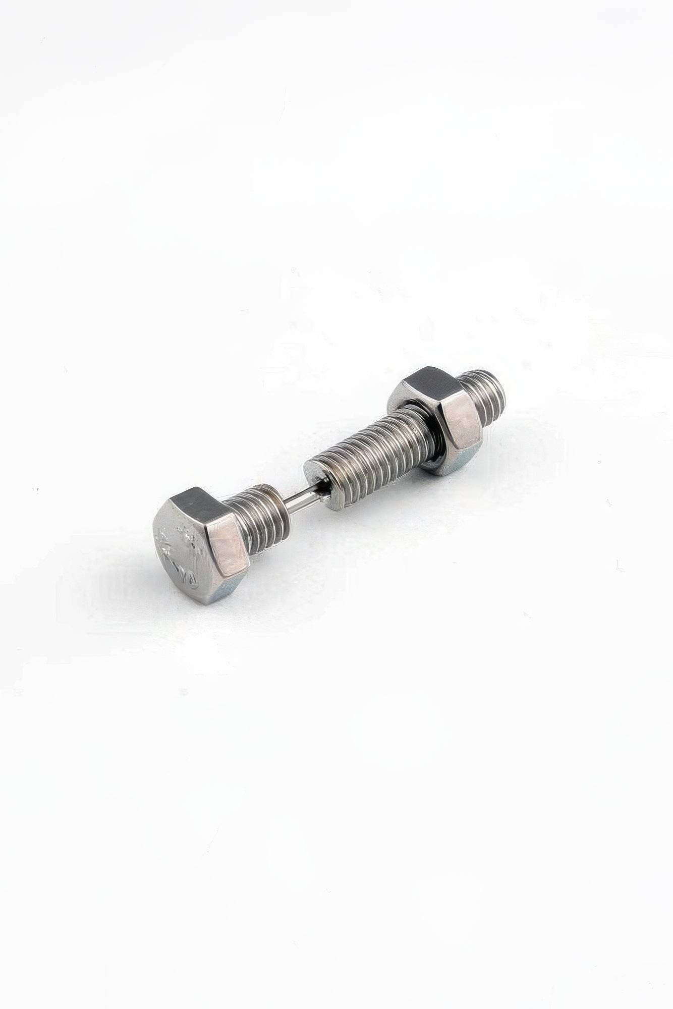 Nut and Bolt Stud Earrings for a Bold Industrial Look - 4inme