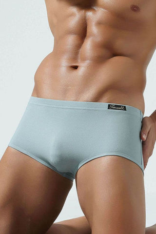 Men’s Cotton Boxer Briefs 3-Pack – Solid Color, Minimalist Style - 4inme