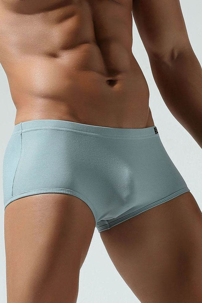 Men’s Cotton Boxer Briefs 3-Pack – Solid Color, Minimalist Style - 4inme