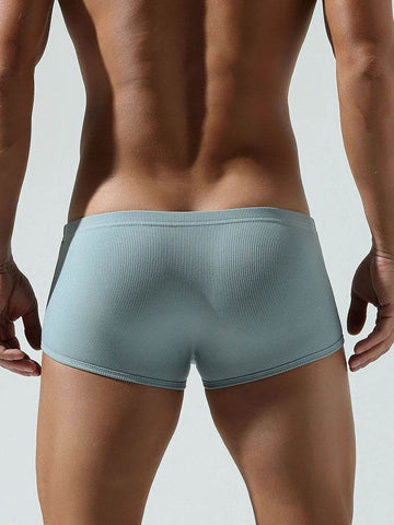 Men’s Cotton Boxer Briefs 3-Pack – Solid Color, Minimalist Style - 4inme