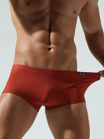 Men’s Cotton Boxer Briefs 3-Pack – Solid Color, Minimalist Style - 4inme
