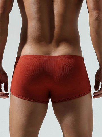 Men’s Cotton Boxer Briefs 3-Pack – Solid Color, Minimalist Style - 4inme