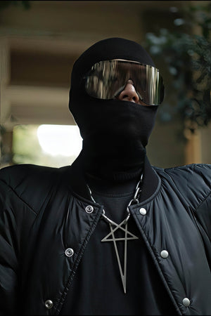 Pentagram Chain Necklace - Unisex Gothic Metal Statement Piece - 4inme