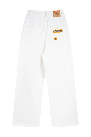 Flame Burnout Distressed Denim Jeans – Djärv, Street Style-design