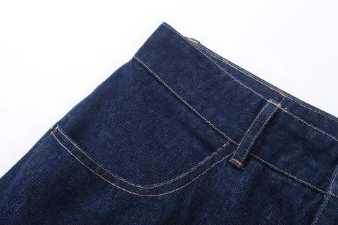 Flame Burnout Distressed Denim Jeans – Djärv, Street Style-design