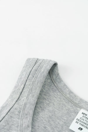 Summer Tank Top – Minimalist, Loose-Fit Workout Vest - 4inme