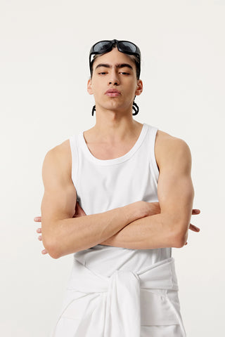 Summer Tank Top – Minimalist, Loose-Fit Workout Vest