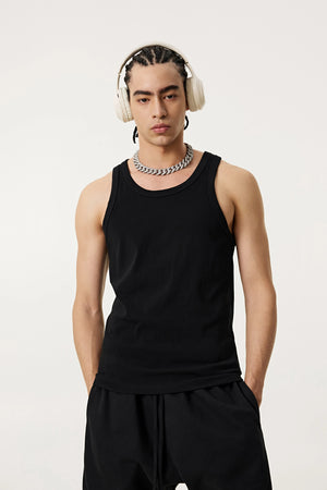 Summer Tank Top – Minimalist, Loose-Fit Workout Vest - 4inme