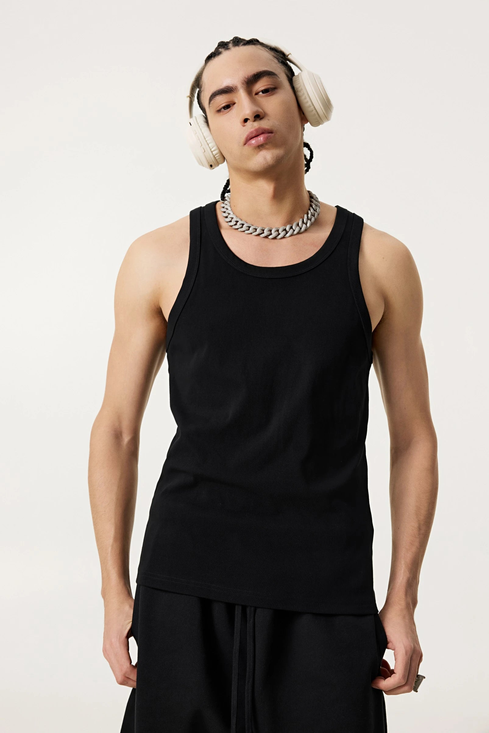 Summer Tank Top – Minimalist, Loose-Fit Workout Vest - 4inme