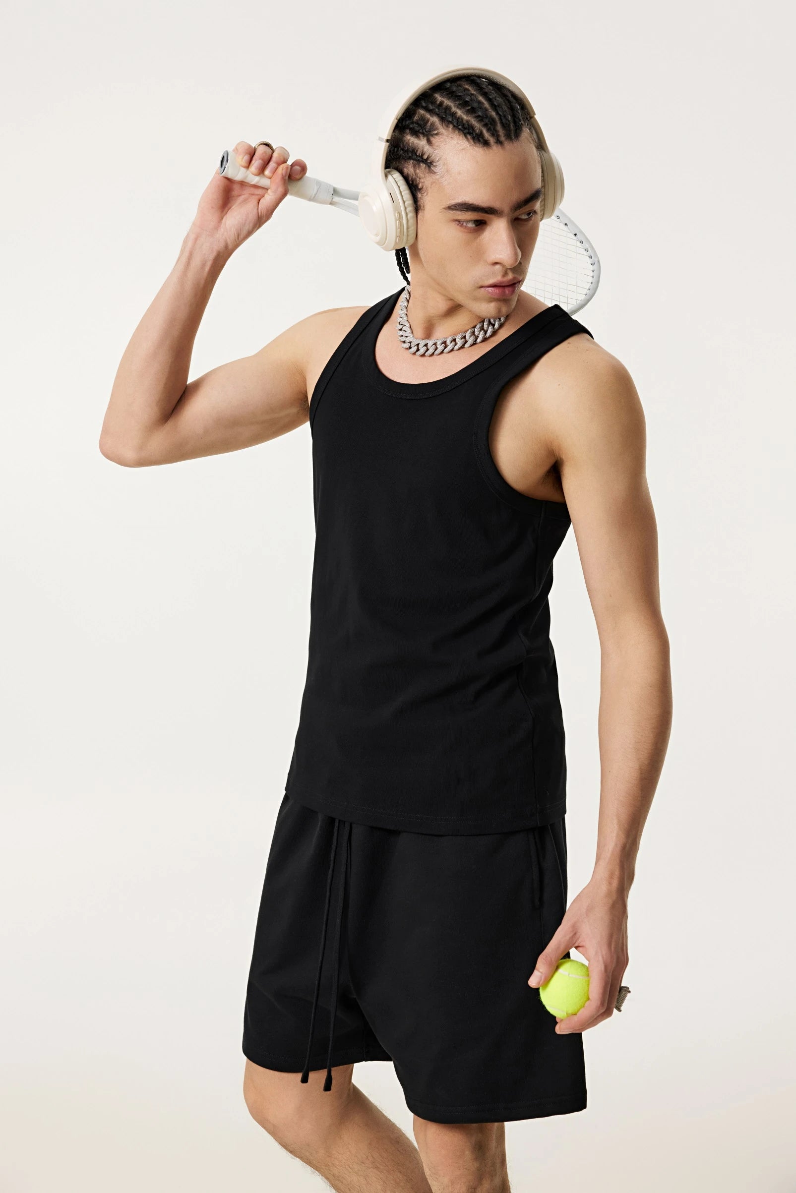 Summer Tank Top – Minimalist, Loose-Fit Workout Vest - 4inme