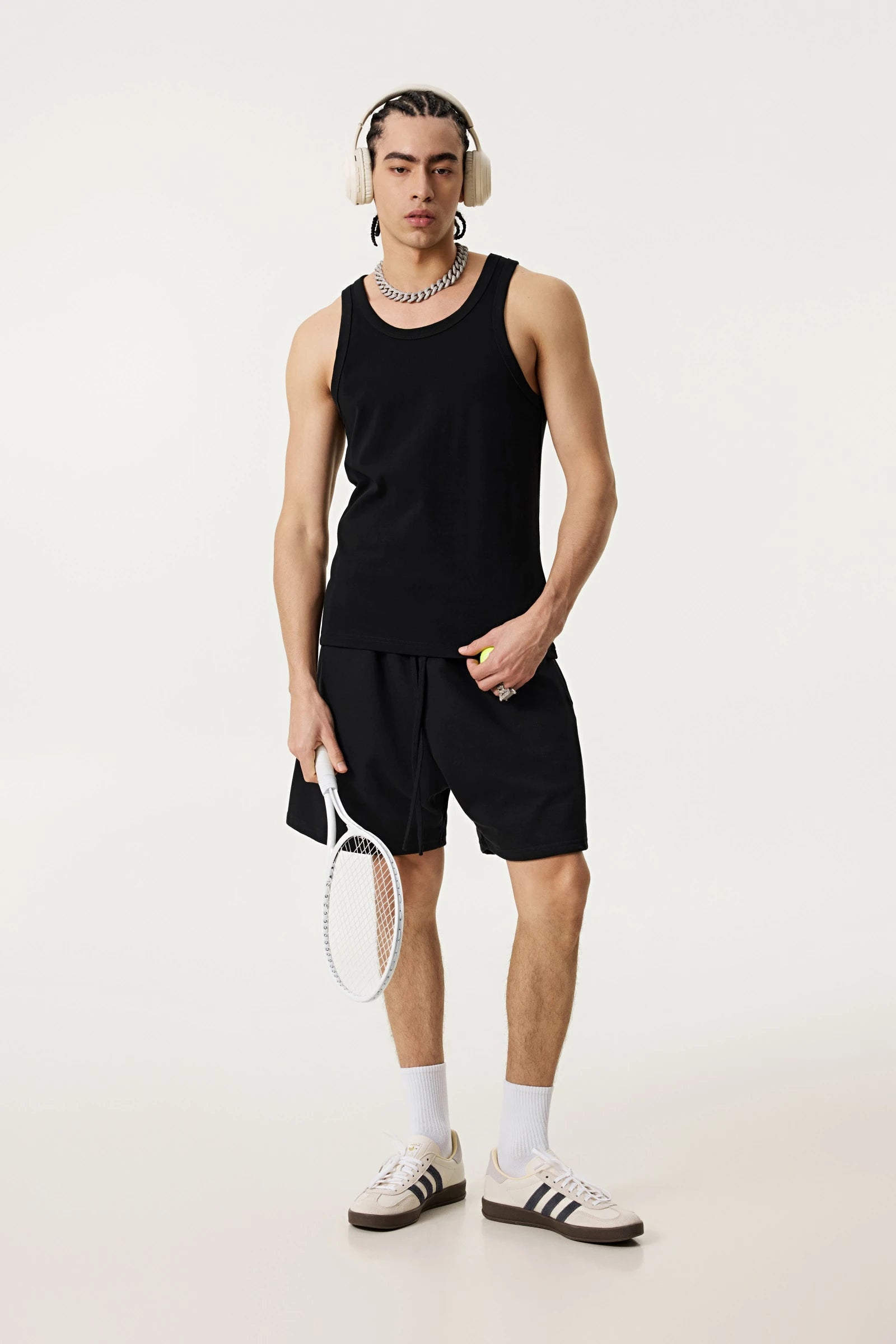 Summer Tank Top – Minimalist, Loose-Fit Workout Vest - 4inme