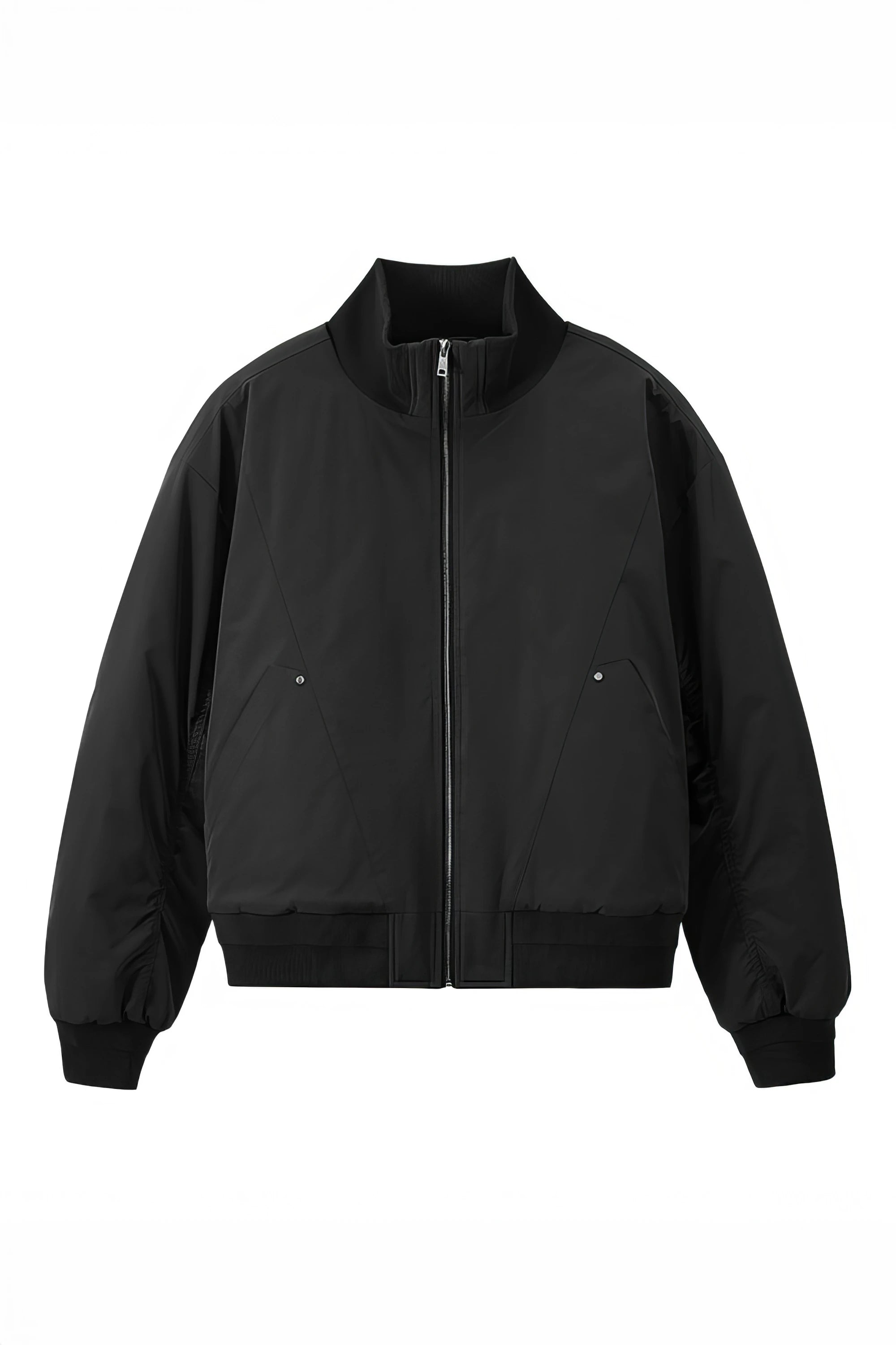 ユニセックス スタンドカラーコットンフライトジャケット（カジュアルウェア用）