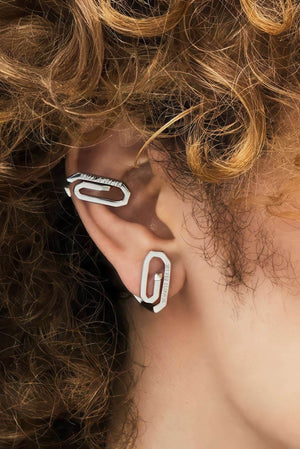 Workaholic Series Paperclip Ear Cuffs - Unisex Design for Ear & Cartilage - 4inme