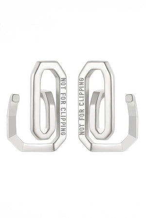Workaholic Series Paperclip Ear Cuffs - Unisex Design for Ear & Cartilage - 4inme