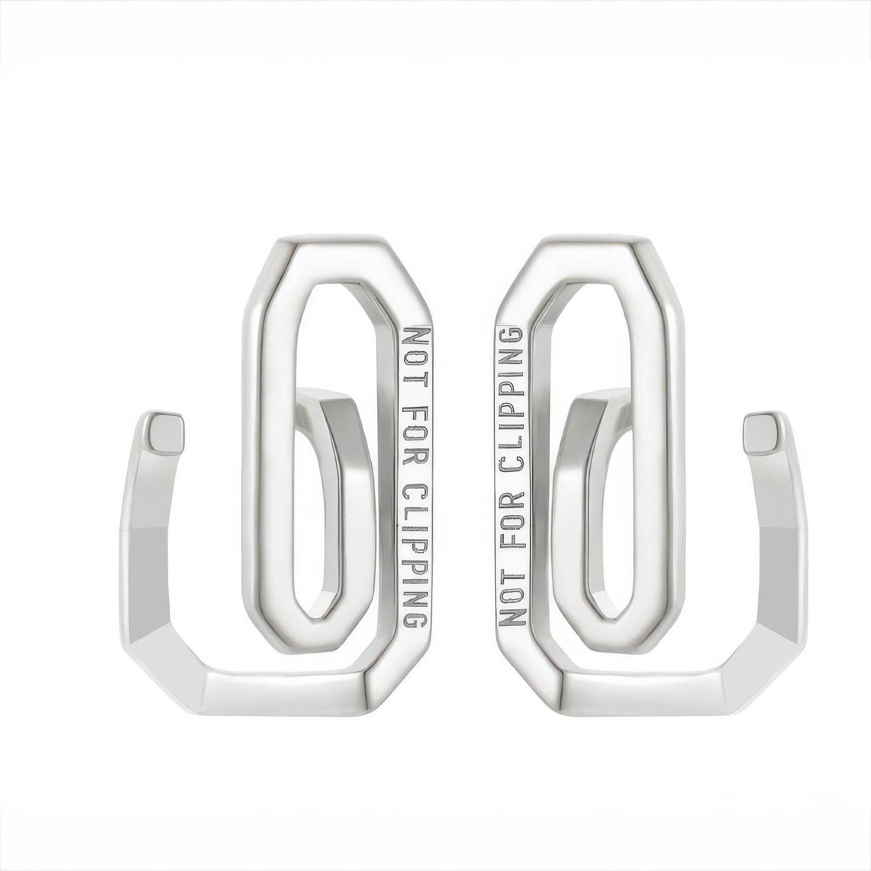 Workaholic Series Paperclip Ear Cuffs - Unisex Design for Ear & Cartilage - 4inme
