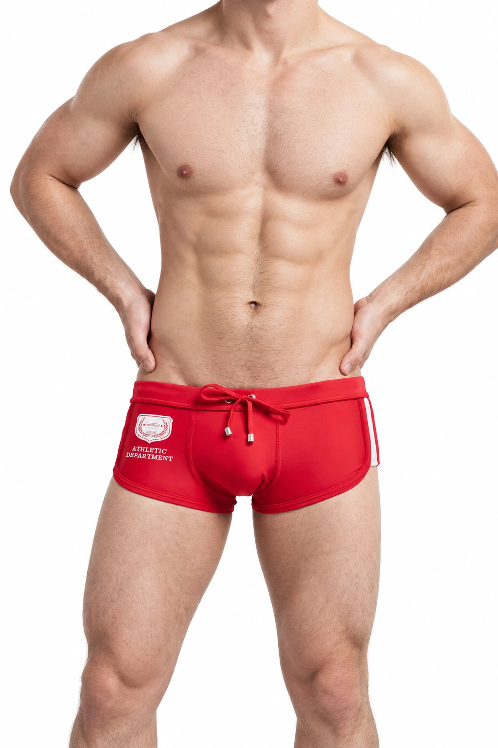 Men's Swim Trunks with Secure Tie – Beach & Pool Boxer Swimwear