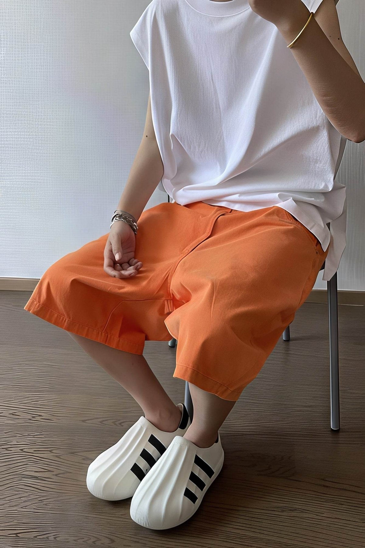 Men's Washed Canvas Shorts - Summer Solid Pastel Colors - 4inme